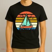 Sailing Retro Sail Boat T-Shirt thumb 3