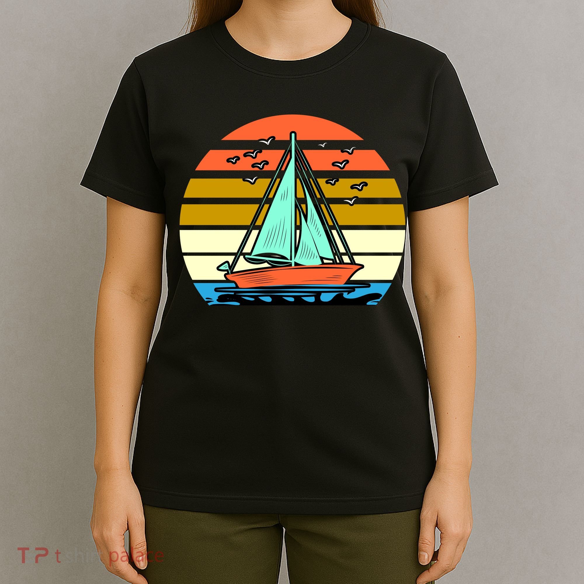 Sailing Retro Sail Boat T-Shirt