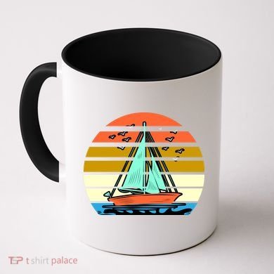 Sailing Retro Sail Boat Coffee Mug
