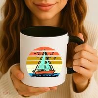Sailing Retro Sail Boat Coffee Mug thumb 3
