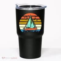 Sailing Retro Sail Boat Tumbler thumb 0