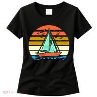 Sailing Retro Sail Boat Women's T-Shirt thumb 0