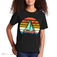 Sailing Retro Sail Boat Kids T-Shirt thumb 2
