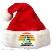 Sailing Retro Sail Boat Santa Hat thumb 0