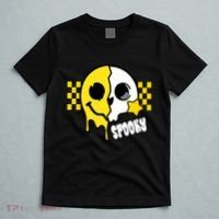 Spooky Retro Smile Skeleton Halloween T-Shirt thumb 5