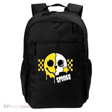 Spooky Retro Smile Skeleton Halloween Backpack