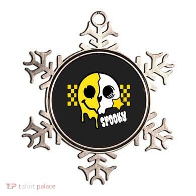 Spooky Retro Smile Skeleton Halloween Ornament