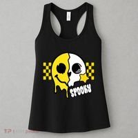 Spooky Retro Smile Skeleton Halloween Women's Tank Top thumb 3