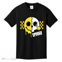 Spooky Retro Smile Skeleton Halloween Kids T-Shirt thumb 0