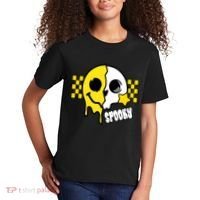 Spooky Retro Smile Skeleton Halloween Kids T-Shirt thumb 2