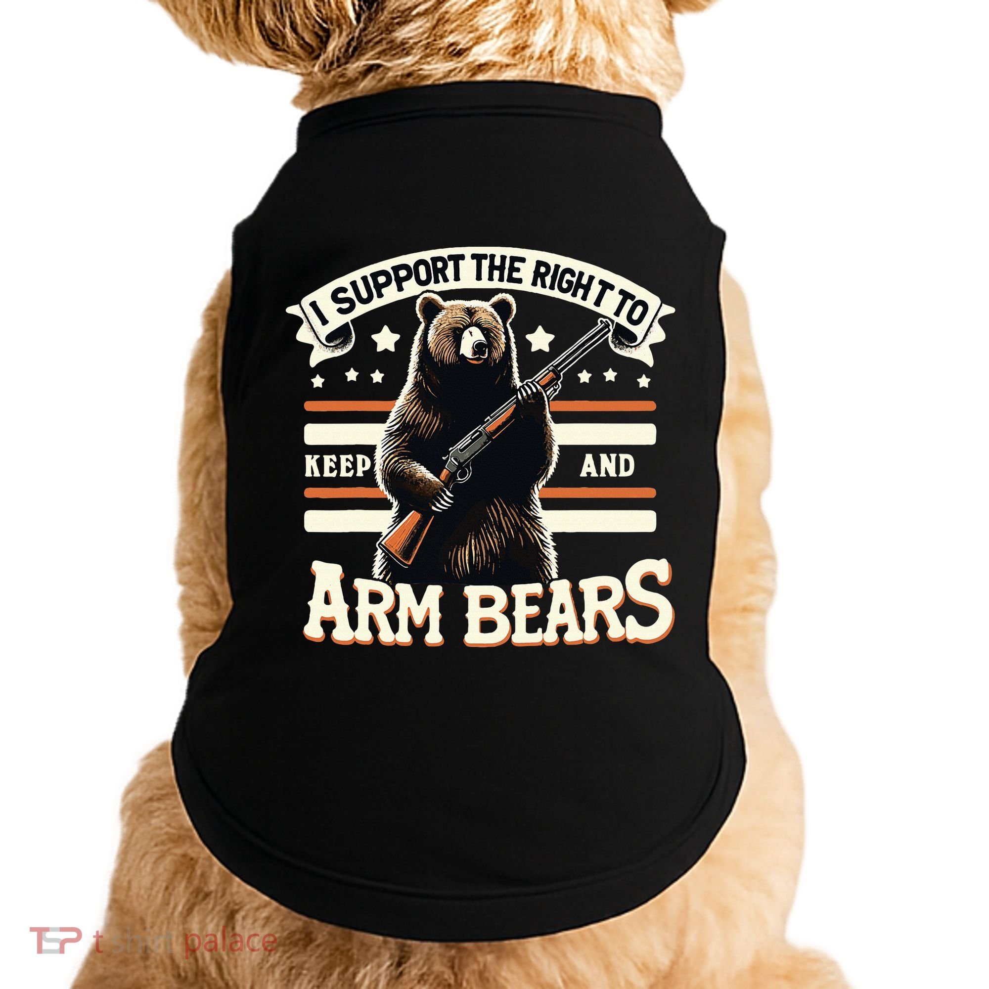 Support Right To Keep And Arm Bears Humorous Wildlife Rights Doggie Tank