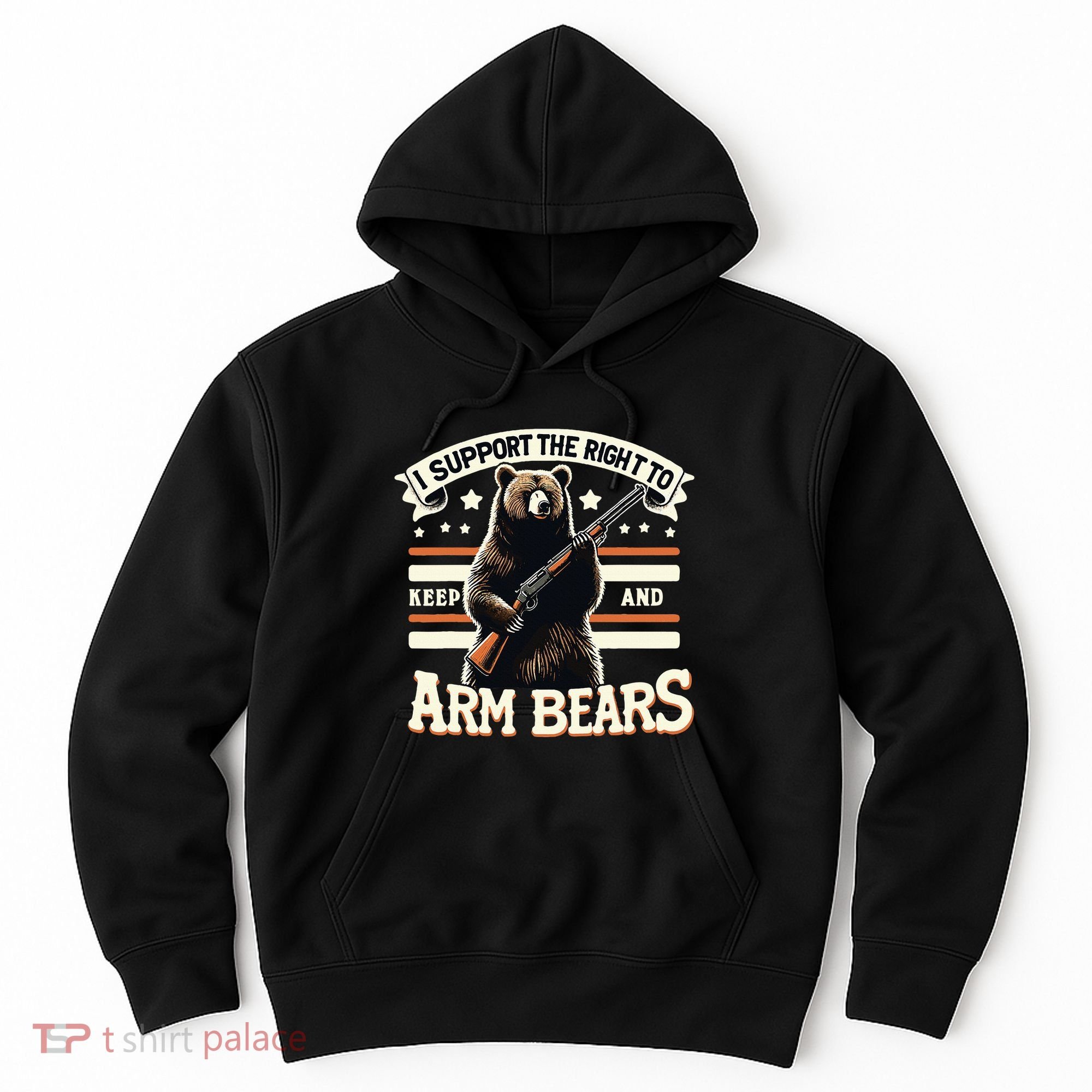 Support Right To Keep And Arm Bears Humorous Wildlife Rights Hoodie