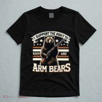 Support Right To Keep And Arm Bears Humorous Wildlife Rights T-Shirt thumb 5