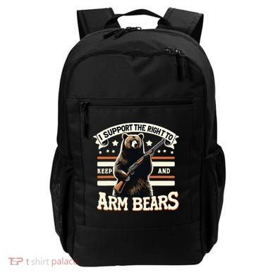 Support Right To Keep And Arm Bears Humorous Wildlife Rights Backpack