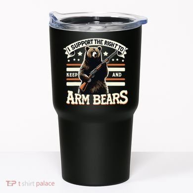 Support Right To Keep And Arm Bears Humorous Wildlife Rights Tumbler