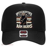 Support Right To Keep And Arm Bears Humorous Wildlife Rights Hat thumb 0