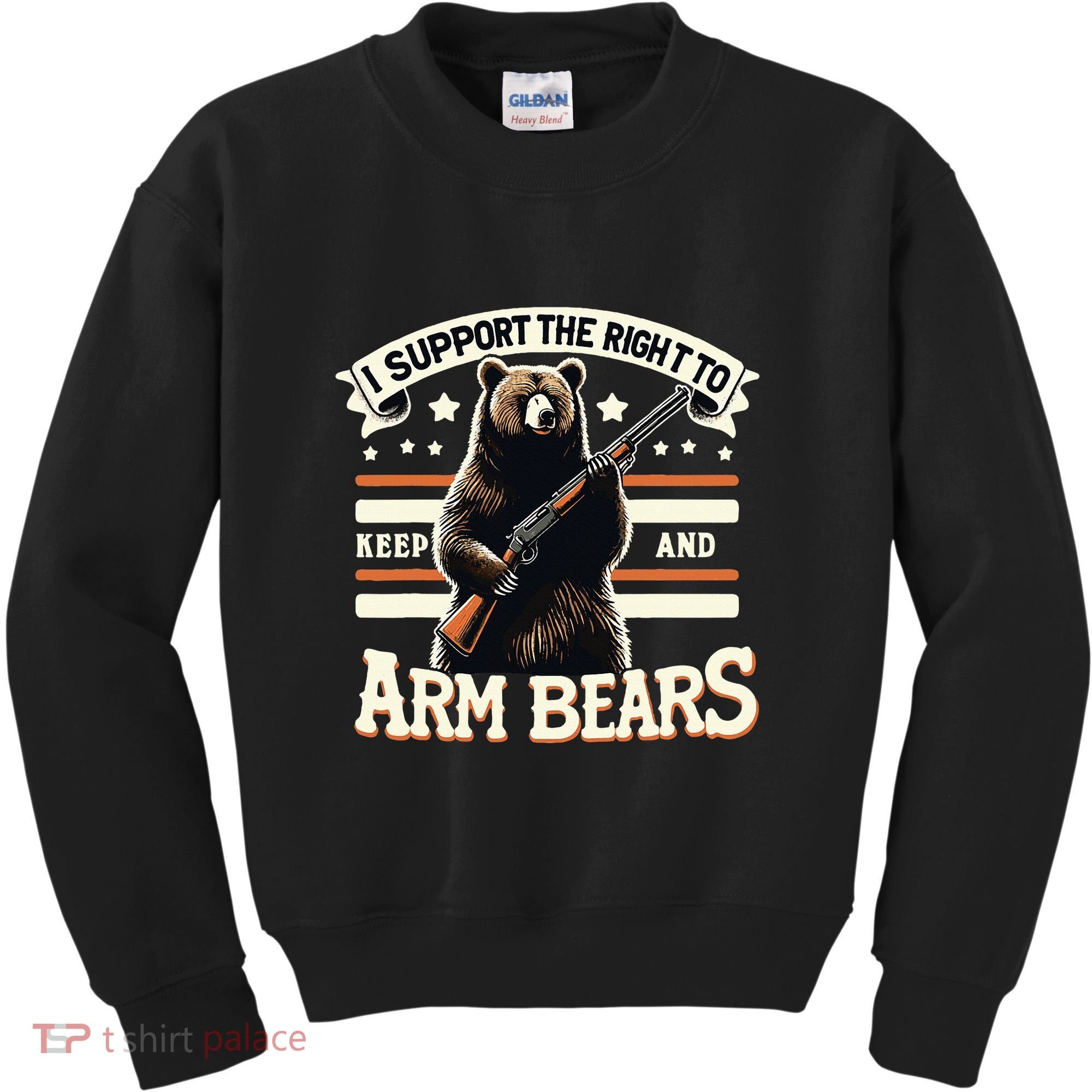 Support Right To Keep And Arm Bears Humorous Wildlife Rights Kids Sweatshirt