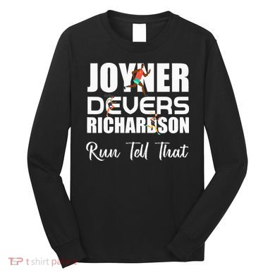 ShaCarri Run Tell That Track And Field Running Long Sleeve Shirt