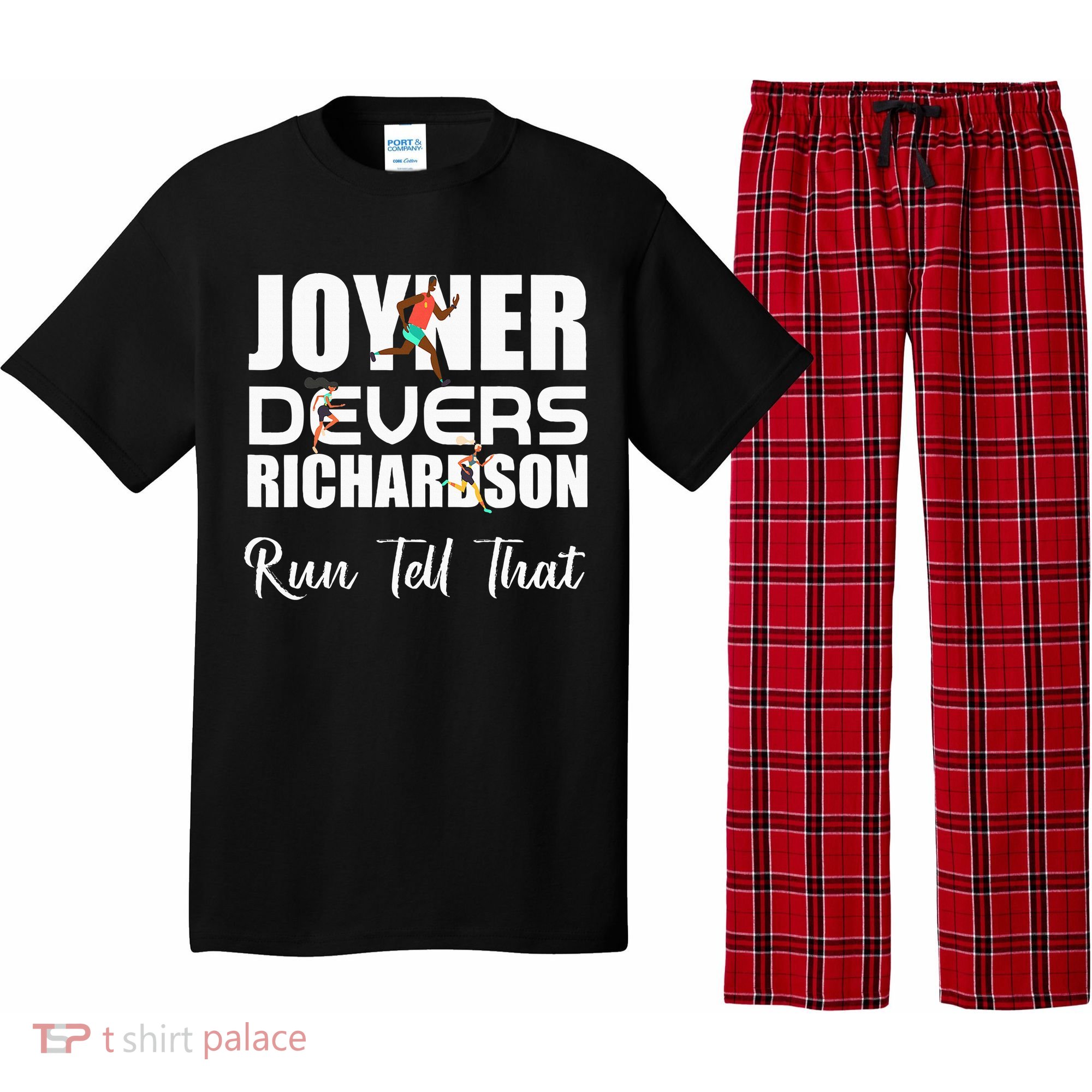 ShaCarri Run Tell That Track And Field Running Pajama Set