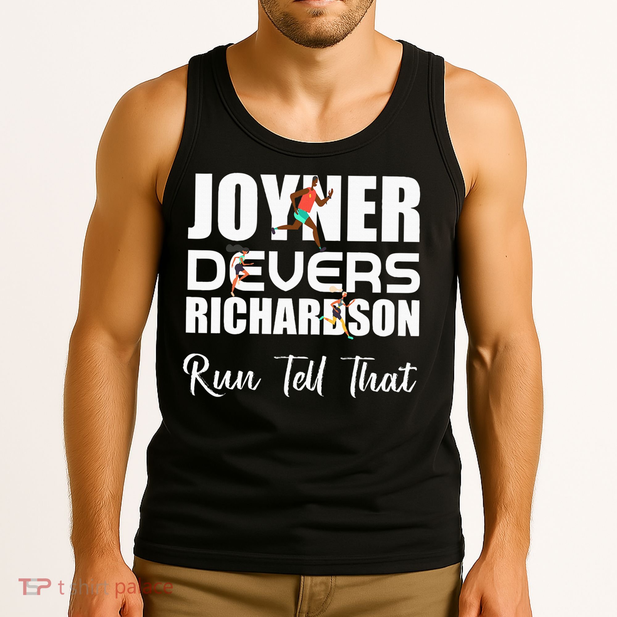 ShaCarri Run Tell That Track And Field Running Tank Top