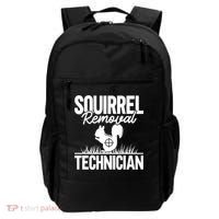 Squirrel Removal Technician Funny Squirrel Hunting Gift Backpack thumb 0