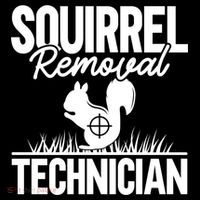 Squirrel Removal Technician Funny Squirrel Hunting Gift Pajama Set thumb 2