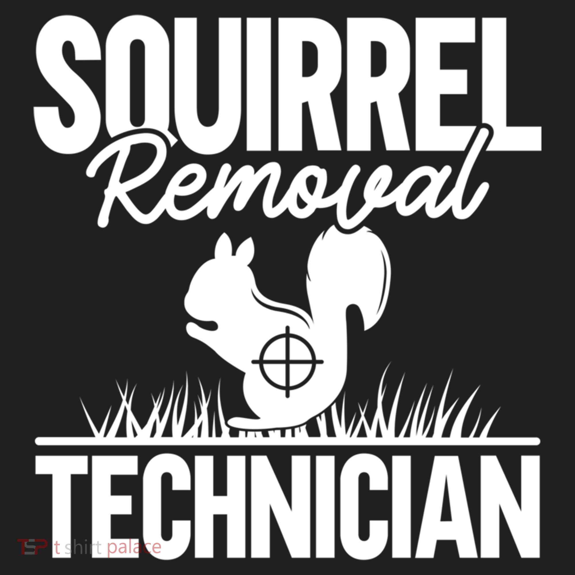 Squirrel Removal Technician Funny Squirrel Hunting Gift Hat