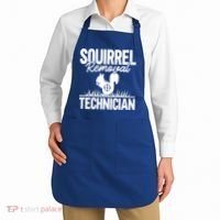 Squirrel Removal Technician Funny Squirrel Hunting Gift Apron thumb 2