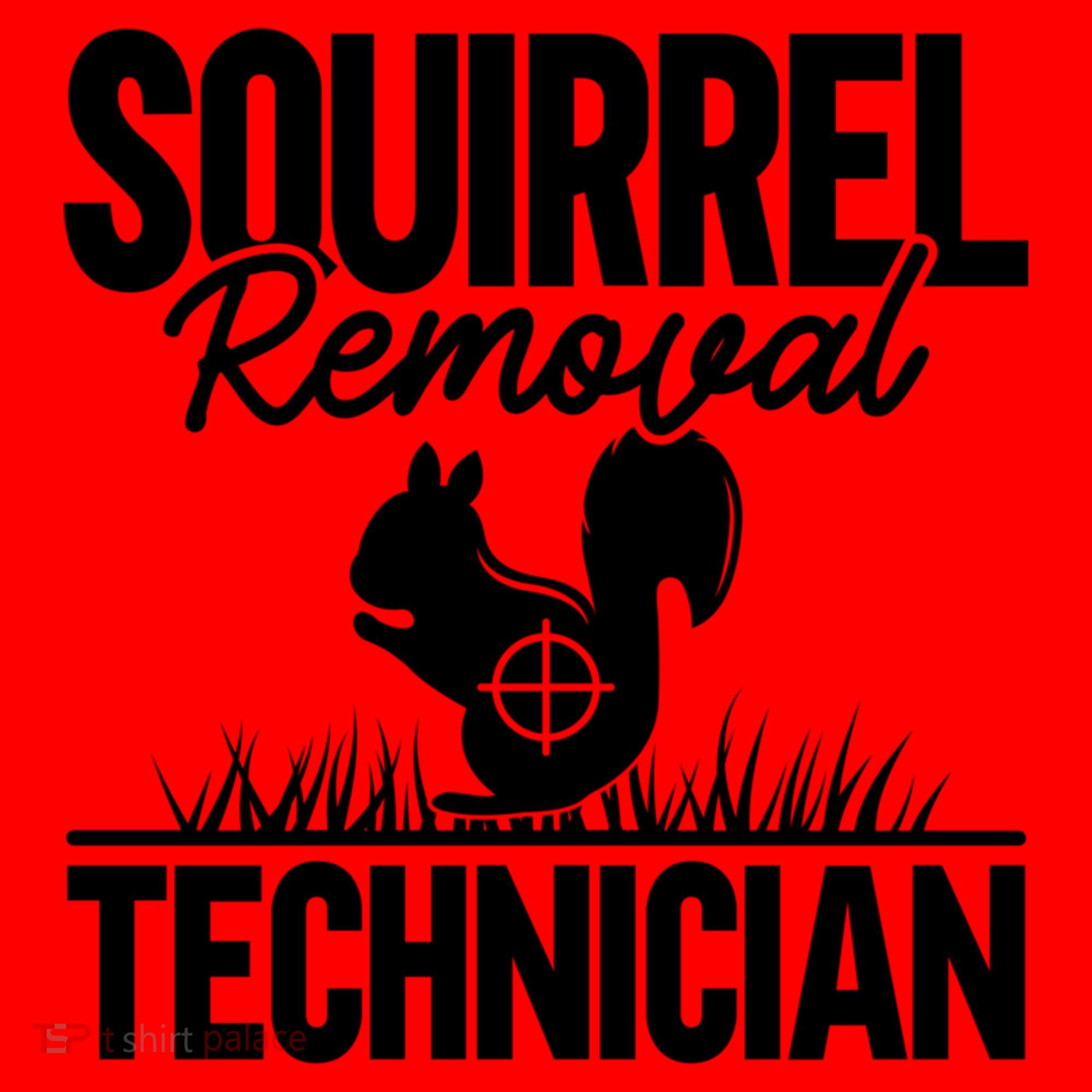 Squirrel Removal Technician Funny Squirrel Hunting Gift Santa Hat