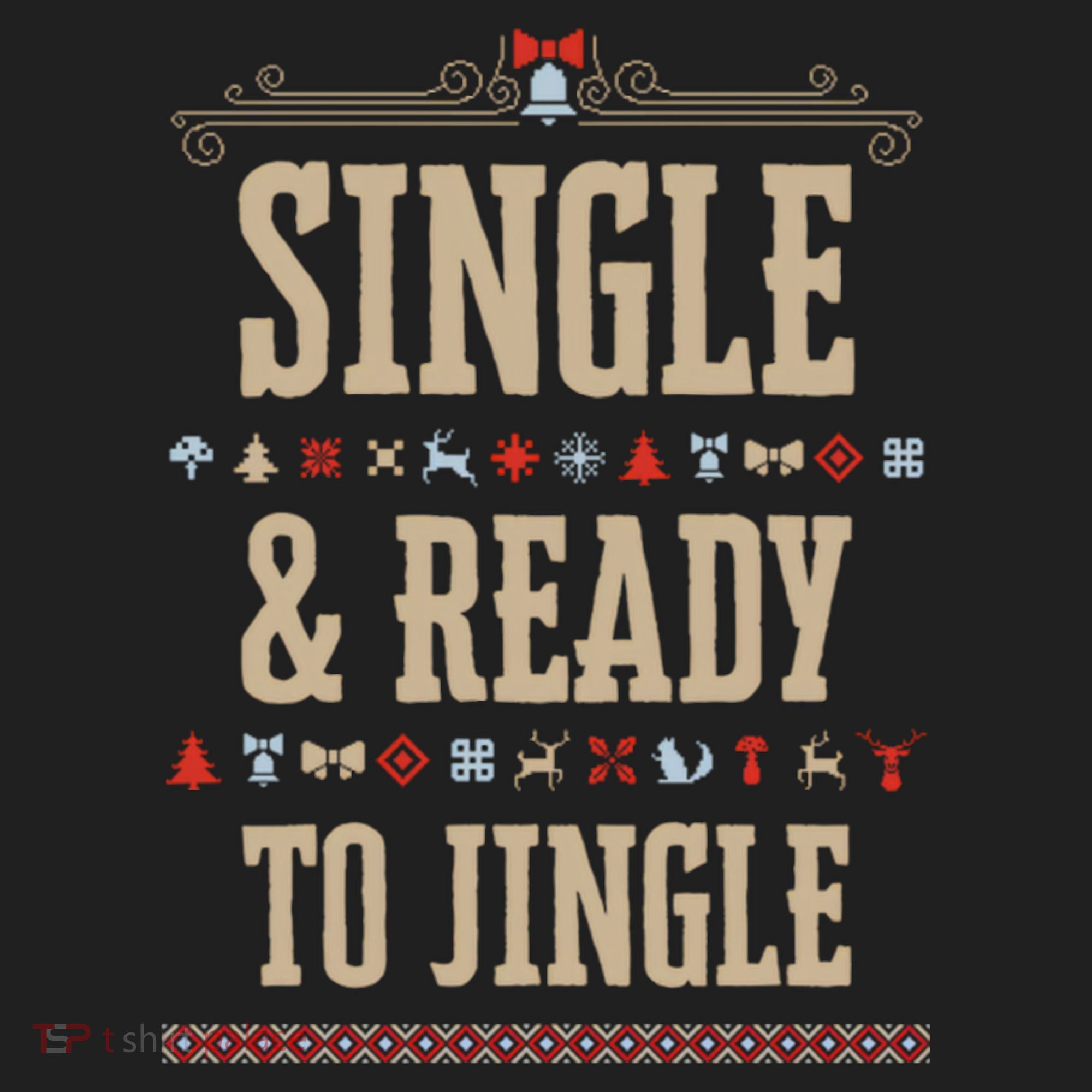 Single & Ready To Jingle Chrismas Beanie