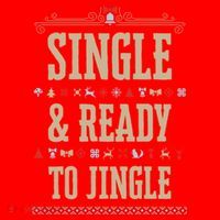 Single & Ready To Jingle Chrismas Santa Hat thumb 1