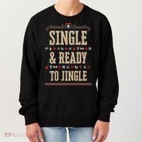 Single & Ready To Jingle Christmas Women's Sweatshirt thumb 0