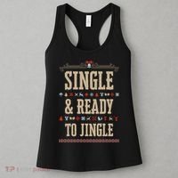 Single & Ready To Jingle Christmas Women's Tank Top thumb 3