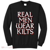 Scottish Red Tartan Plaid Real Wear Kilts Sweatshirt thumb 0