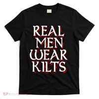 Scottish Red Tartan Plaid Real Wear Kilts T-Shirt thumb 0