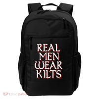 Scottish Red Tartan Plaid Real Wear Kilts Backpack thumb 0