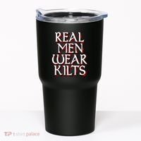 Scottish Red Tartan Plaid Real Wear Kilts Tumbler thumb 0