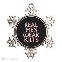 Scottish Red Tartan Plaid Real Wear Kilts Ornament thumb 0