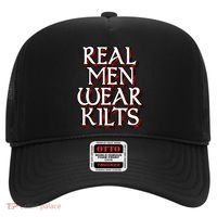 Scottish Red Tartan Plaid Real Wear Kilts Hat thumb 0