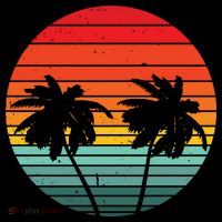Summer Retro Tropical Sunset Coffee Mug thumb 5