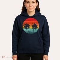 Summer Retro Tropical Sunset Hoodie thumb 5
