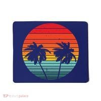 Summer Retro Tropical Sunset Mousepad thumb 0