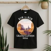 South Rim To North Rim Grand Canyon National Park Hiking T-Shirt thumb 2