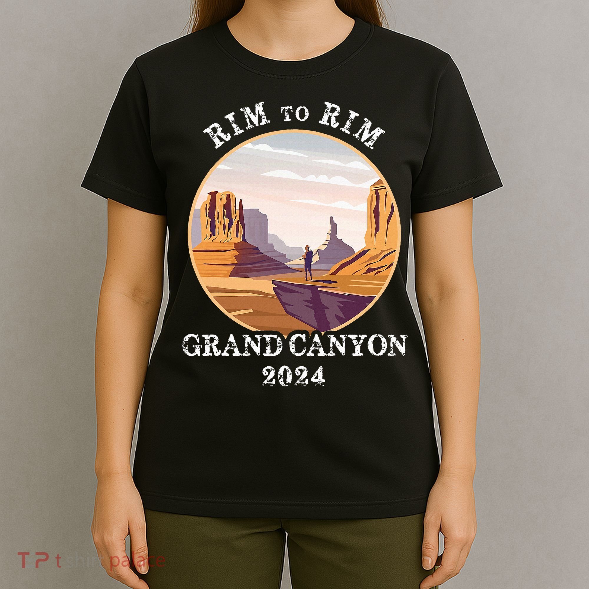 South Rim To North Rim Grand Canyon National Park Hiking T-Shirt