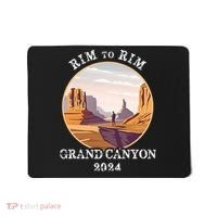 South Rim To North Rim Grand Canyon National Park Hiking Mousepad thumb 0