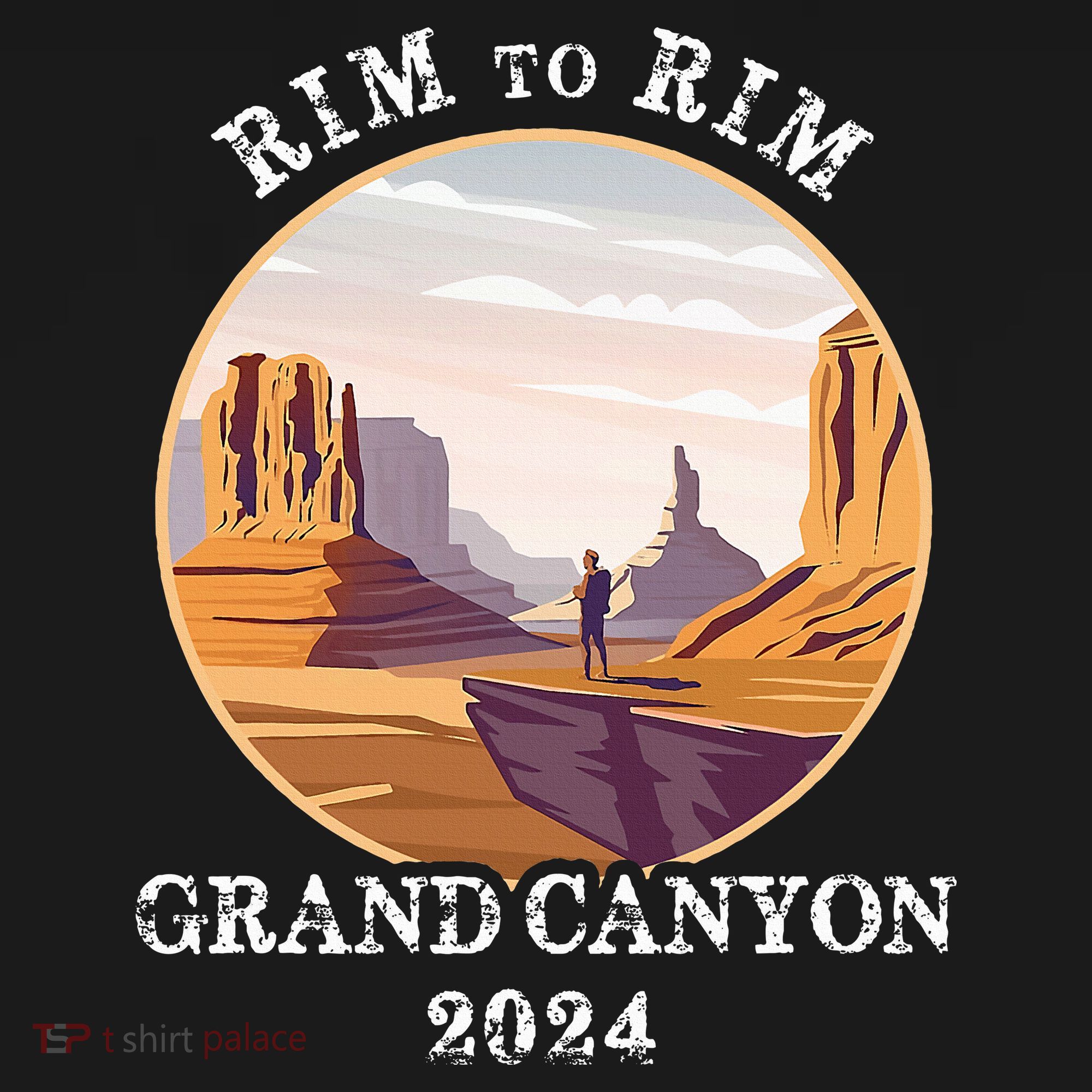 South Rim To North Rim Grand Canyon National Park Hiking Mousepad