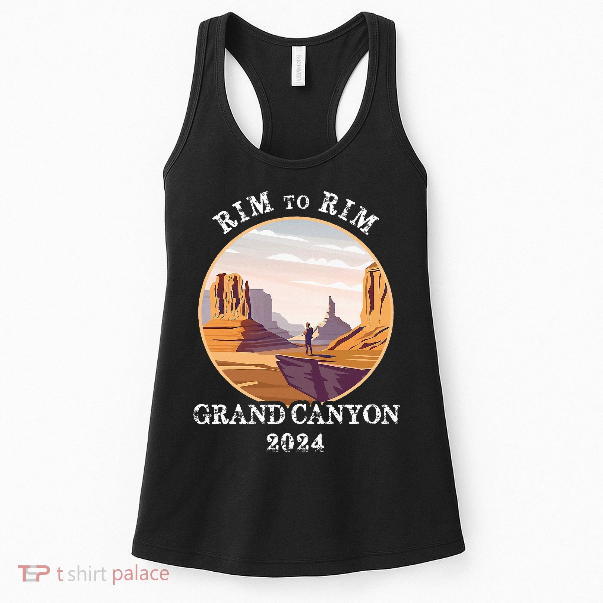 South Rim To North Rim Grand Canyon National Park Hiking Women's Tank Top