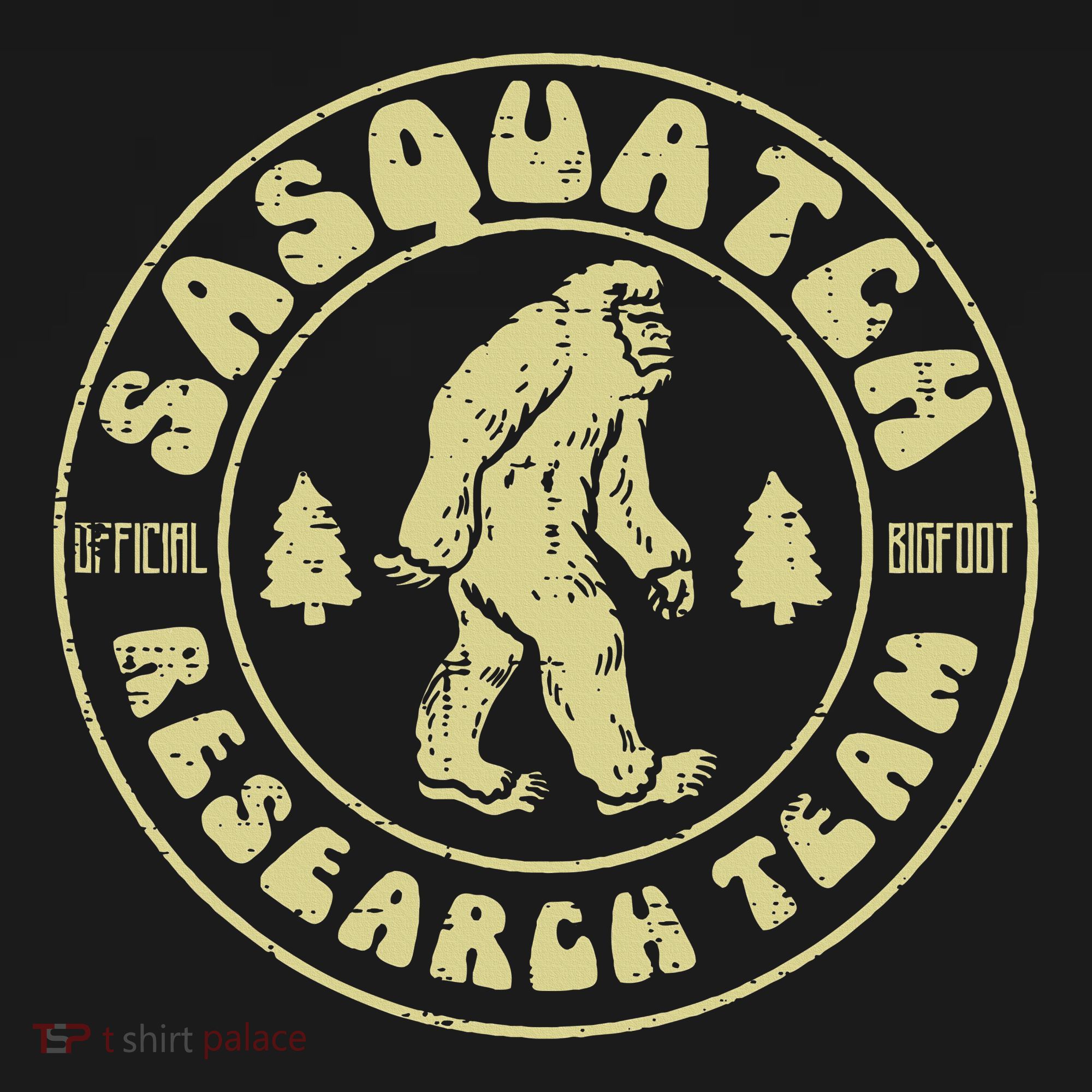 Sasquatch Research Team Funny Bigfoot Yeti Mousepad