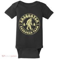 Sasquatch Research Team Funny Bigfoot Yeti Baby Bodysuit thumb 0