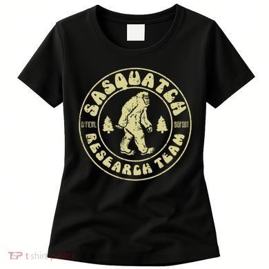 Sasquatch Research Team Funny Bigfoot Yeti Women's T-Shirt